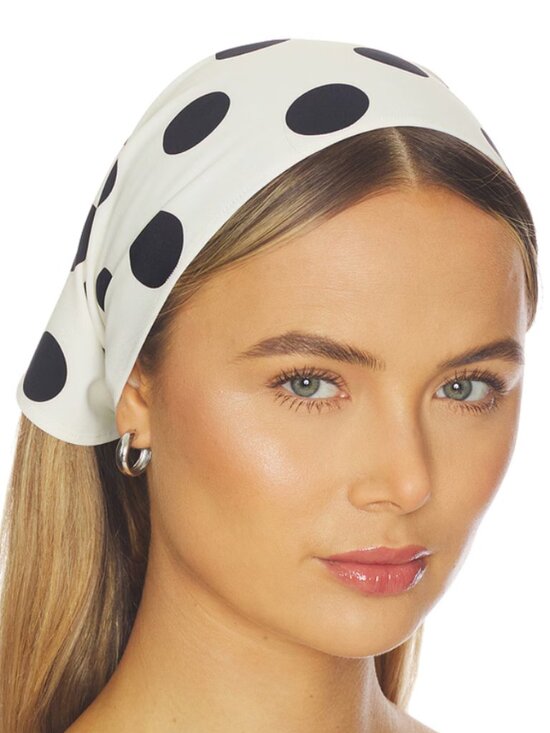 LPA Accessories - NEW LPA Twyla Head Scarf Black White Polka Dot Bandana Polkadot Polka Dot